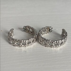 Kendra Scott Silver Natalie Hoops